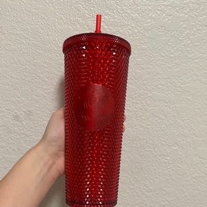 Starbucks Venti Red Thailand 2020 Holiday Release Studded Tumbler